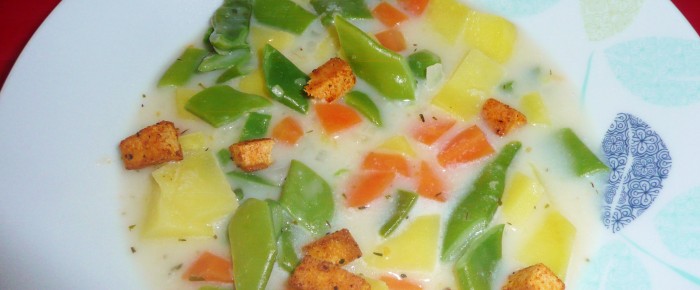 Grüne-Bohnen-Suppe