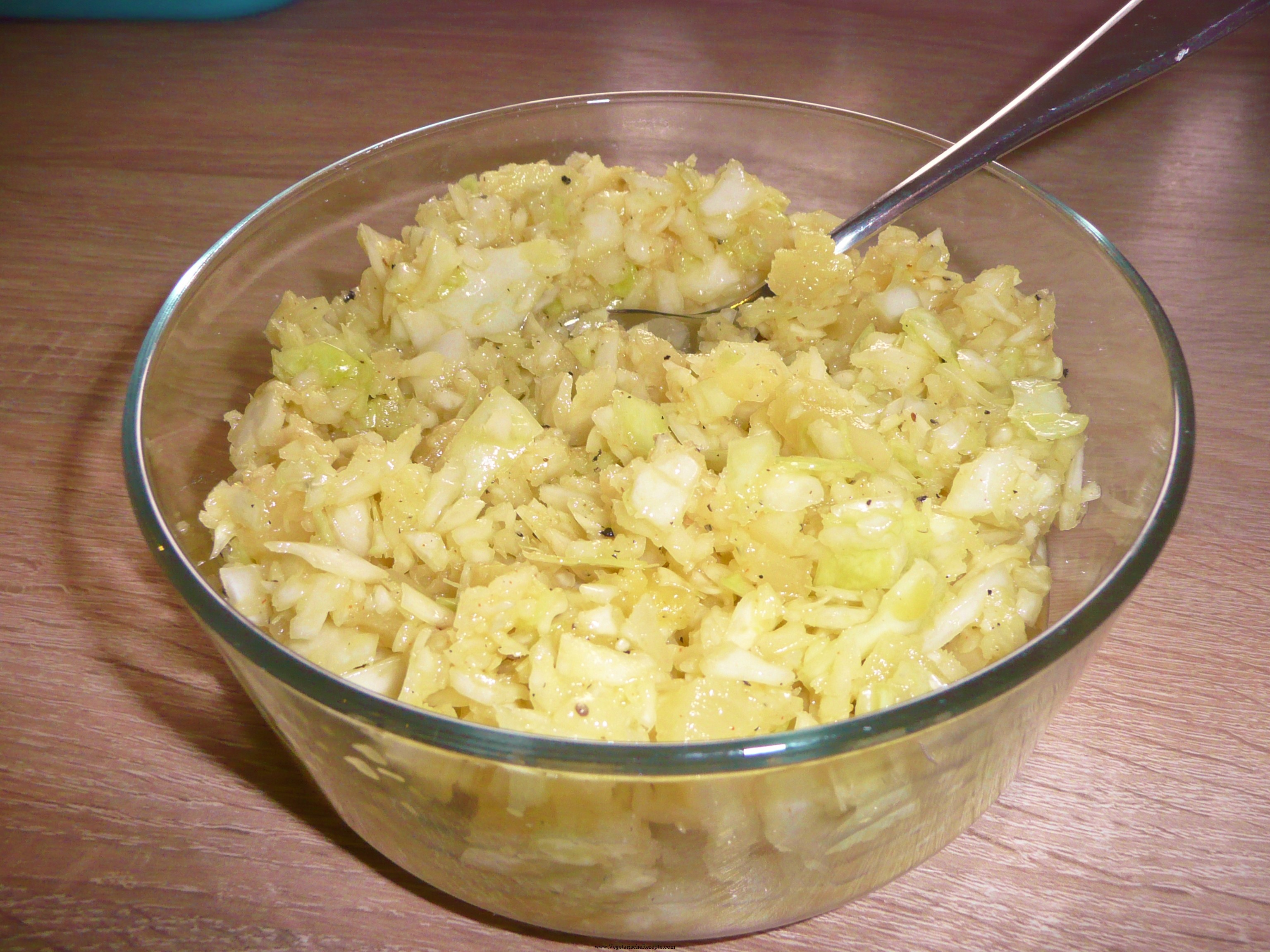Weißkraut-Ananas-Salat – Vegetarische Rezepte