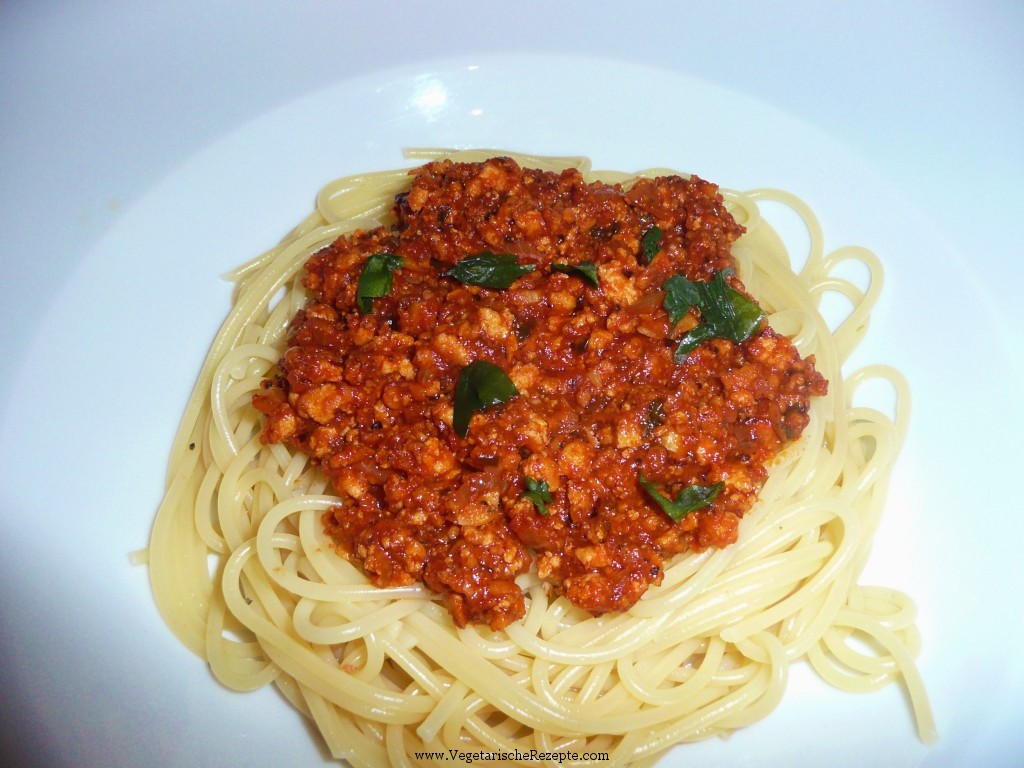 Tofu-Bolognese – Vegetarische Rezepte