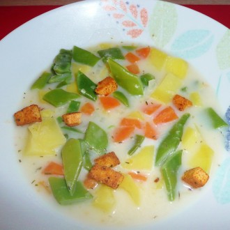 Grüne-Bohnen-Suppe
